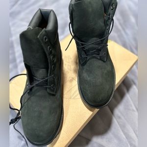 Timberland Brand new Mens black Waterproof Leather/suede Work Boots Sz 7